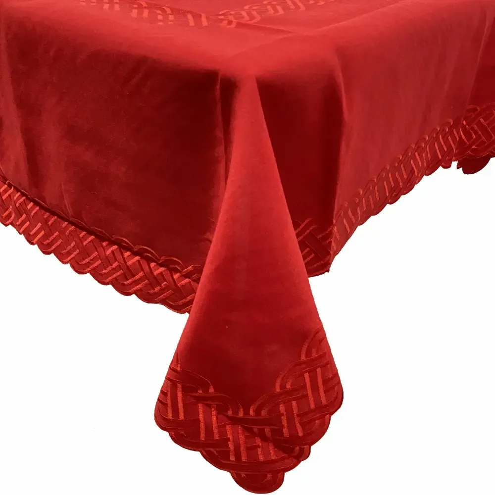 Mantel 110X110Xcm Rojo