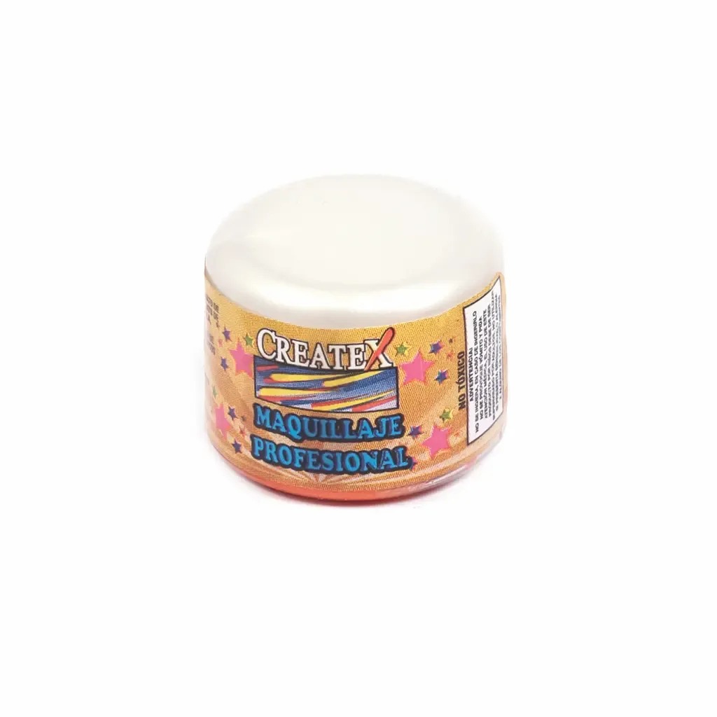 Pintura Naranja Natural Para Maquillaje Profesional Createx 20Ml