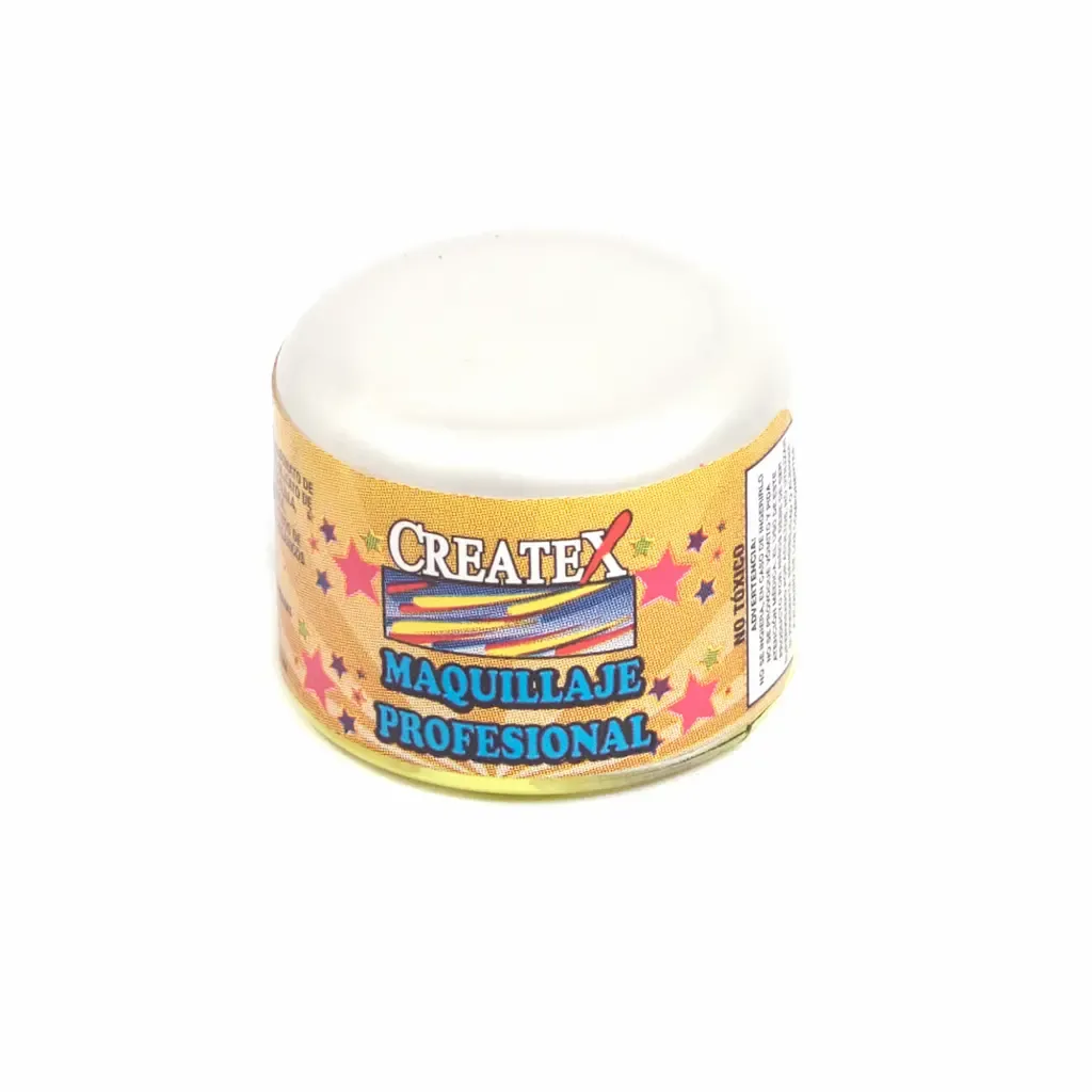 Pintura Amarillo Fluorescente Para Maquillaje Profesional Createx 20Ml