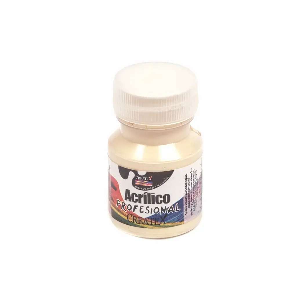 Pintura Profesional Acrílico Crema Pastel Createx 30Ml