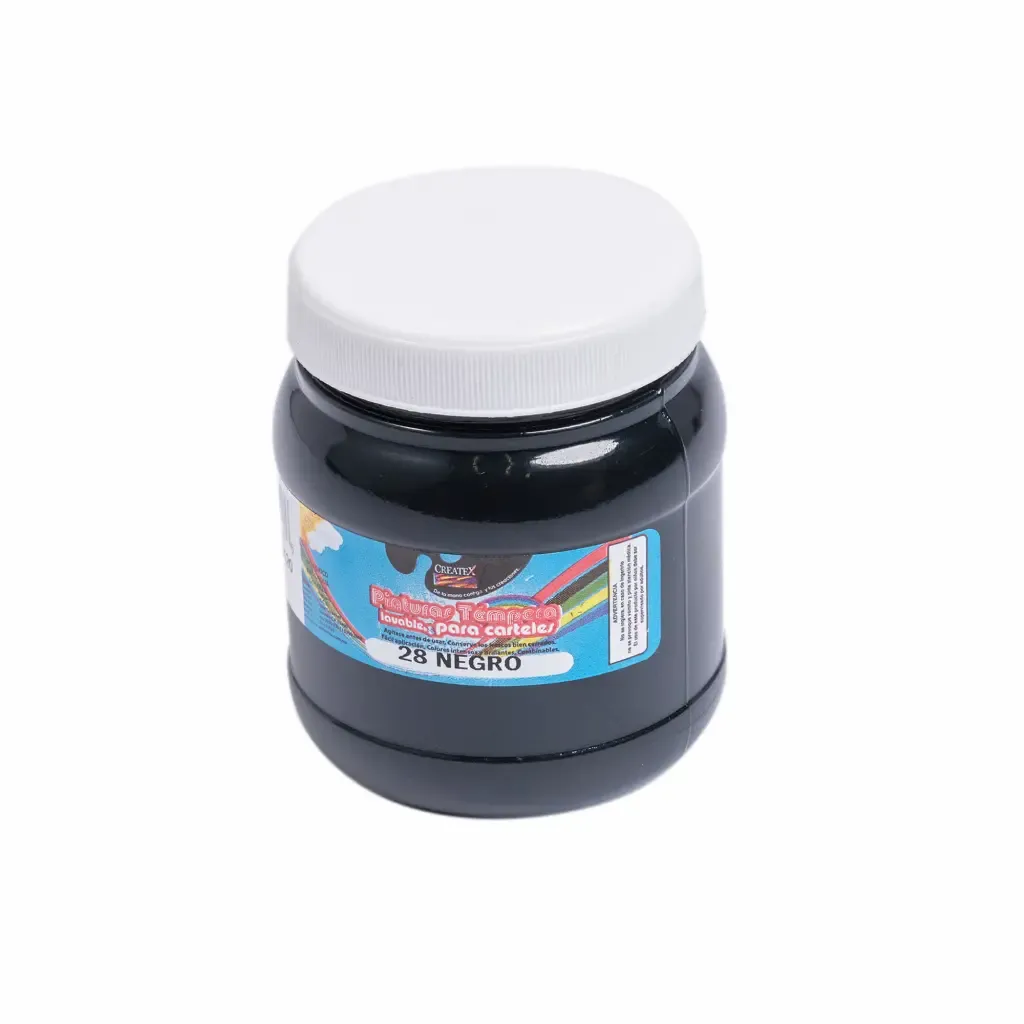 Pintura Tempera Negro Natural Createx 250Ml