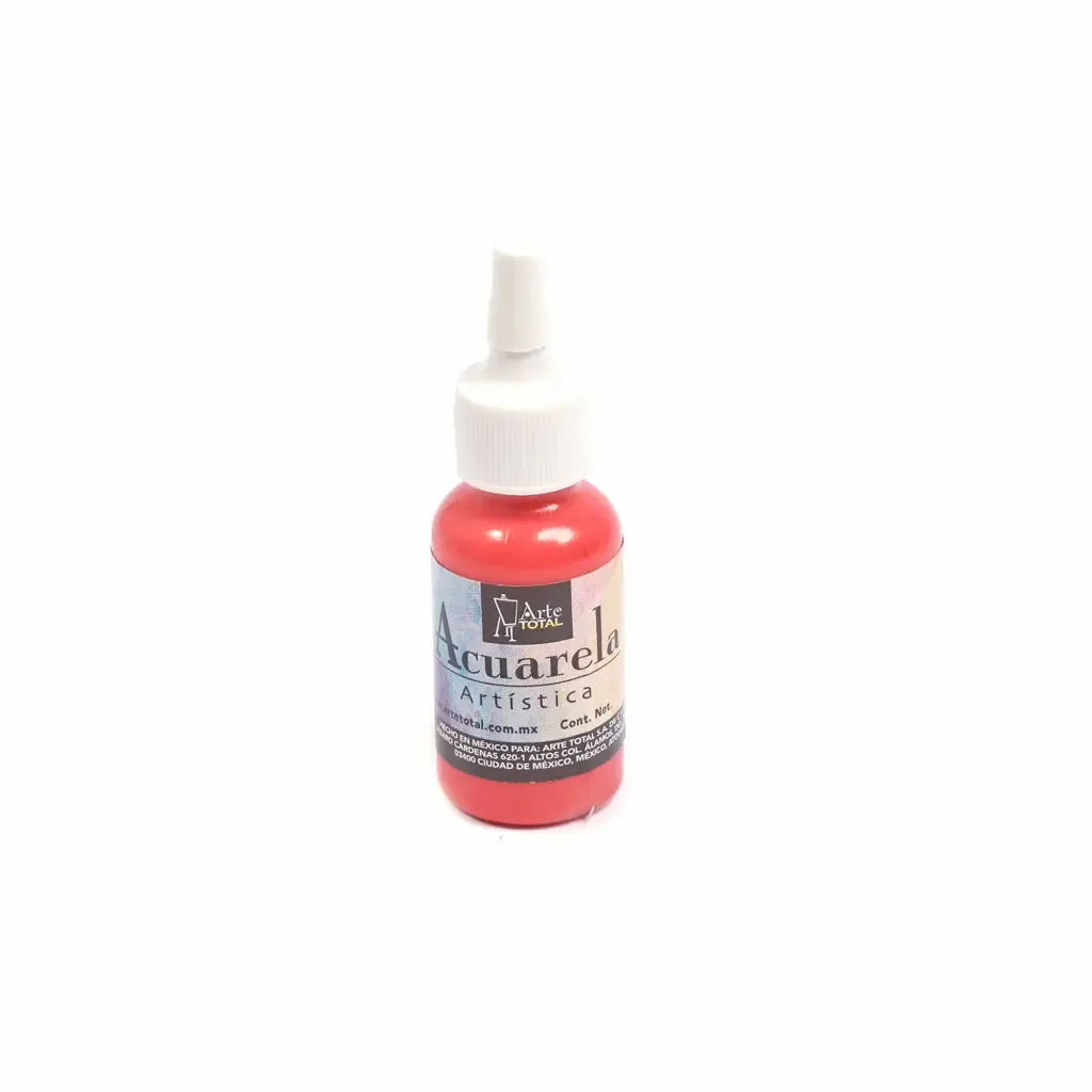 Pintura Acuarela Natural Rojo Linea Artistica-Arte Total 18Ml