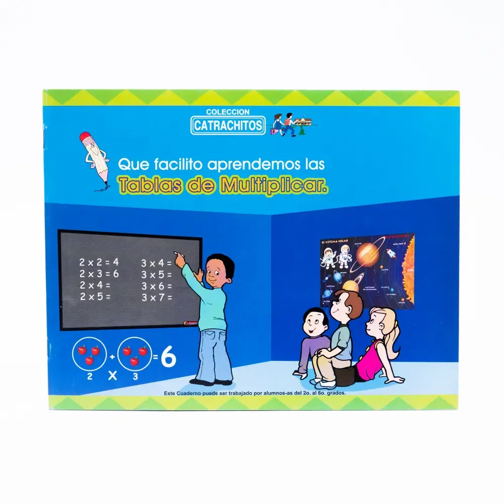 Libro Las Tablas De Multiplicar Catrachito