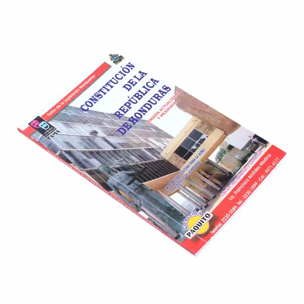 Libro Constitucion De La Republica De Honduras Fama