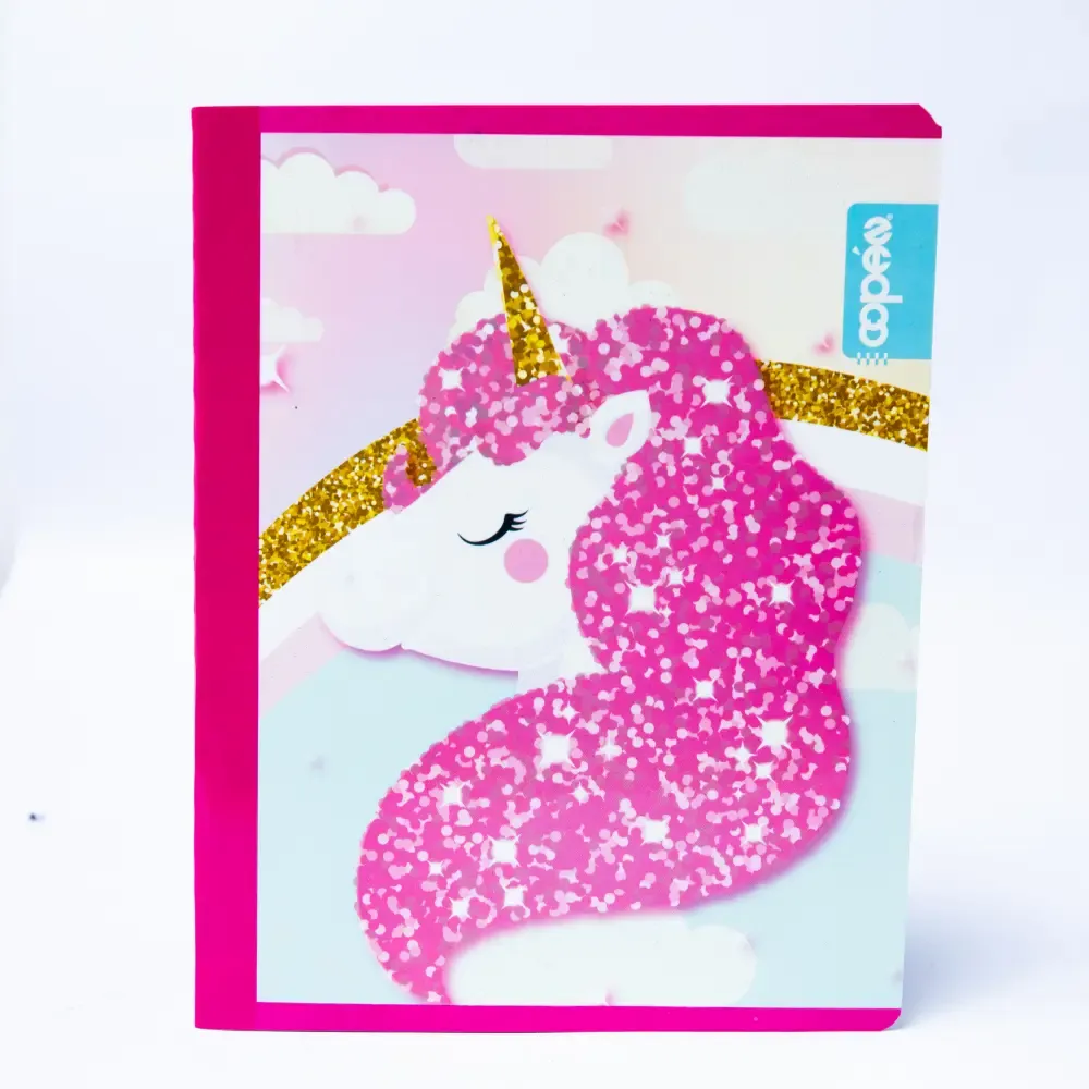 Cuaderno Decorado Unicorn Rayado Para Tarea Copan 100-Hojas