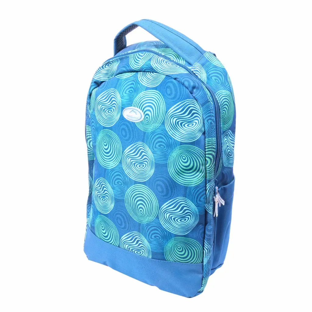 Mochila Escolar Lisa Verde Aqua Sierra Madre 
