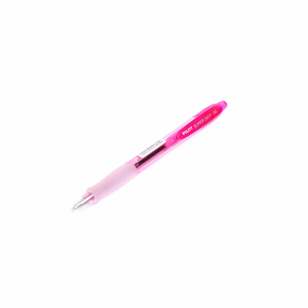 Boligrafo Rojo Super Grip Tinta Azul Pilot