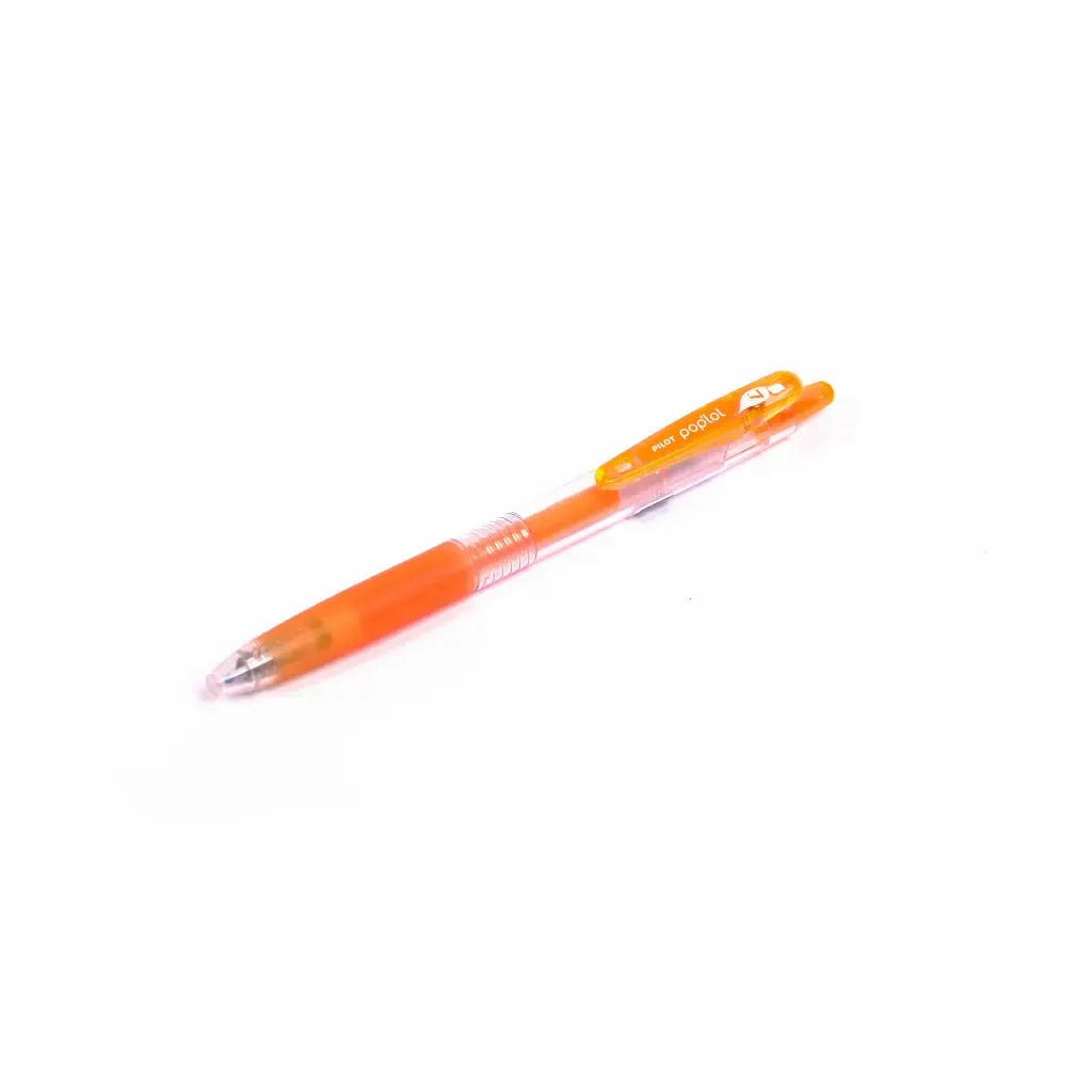 Boligrafo Poplol Tinta Gel Naranja Neón Pilot 0.7Mm