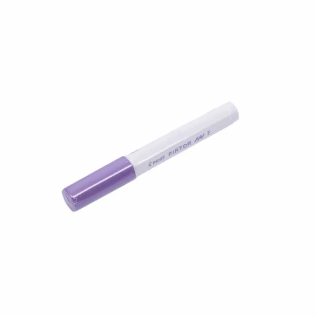 Marcador Pintor Violeta Metalico Punta Fina Pilot 1.0Mm
