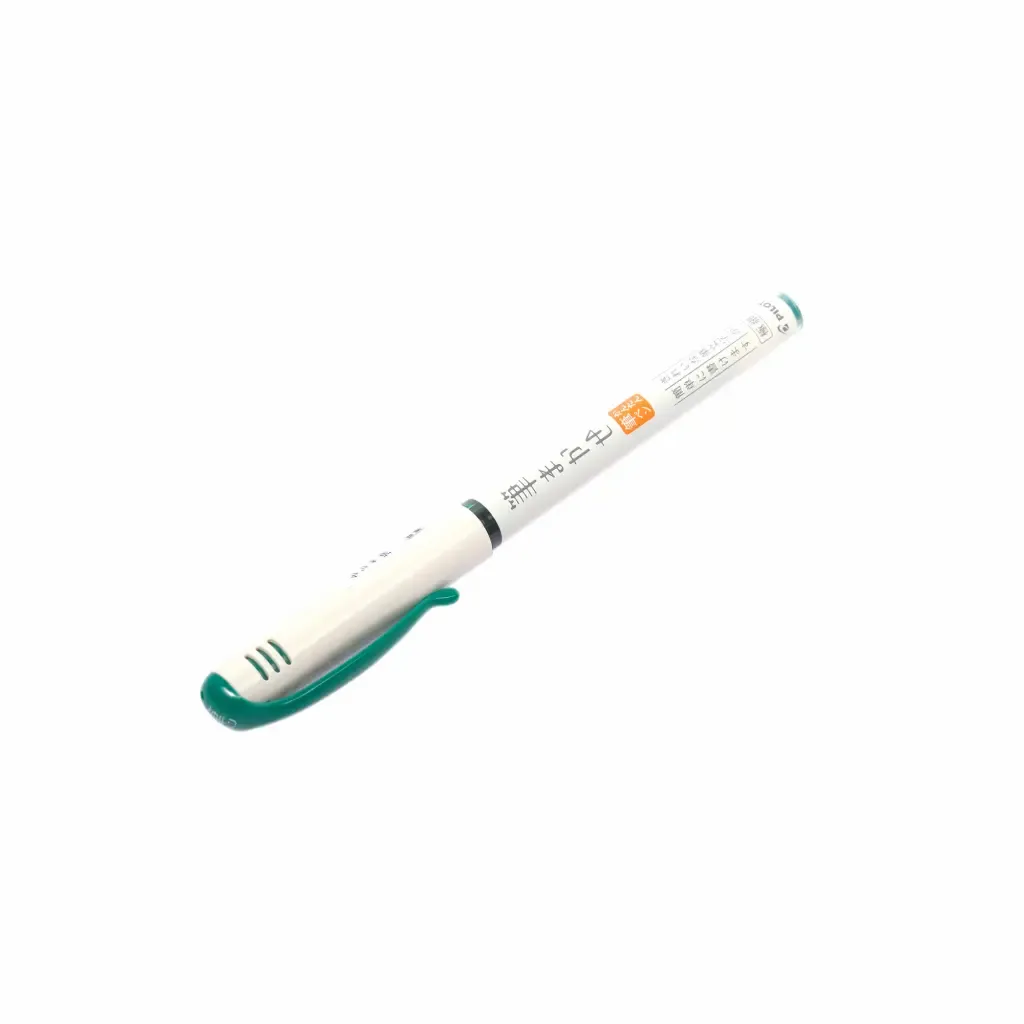 Marcador Fudemakase Verde Punta Pincel Pilot