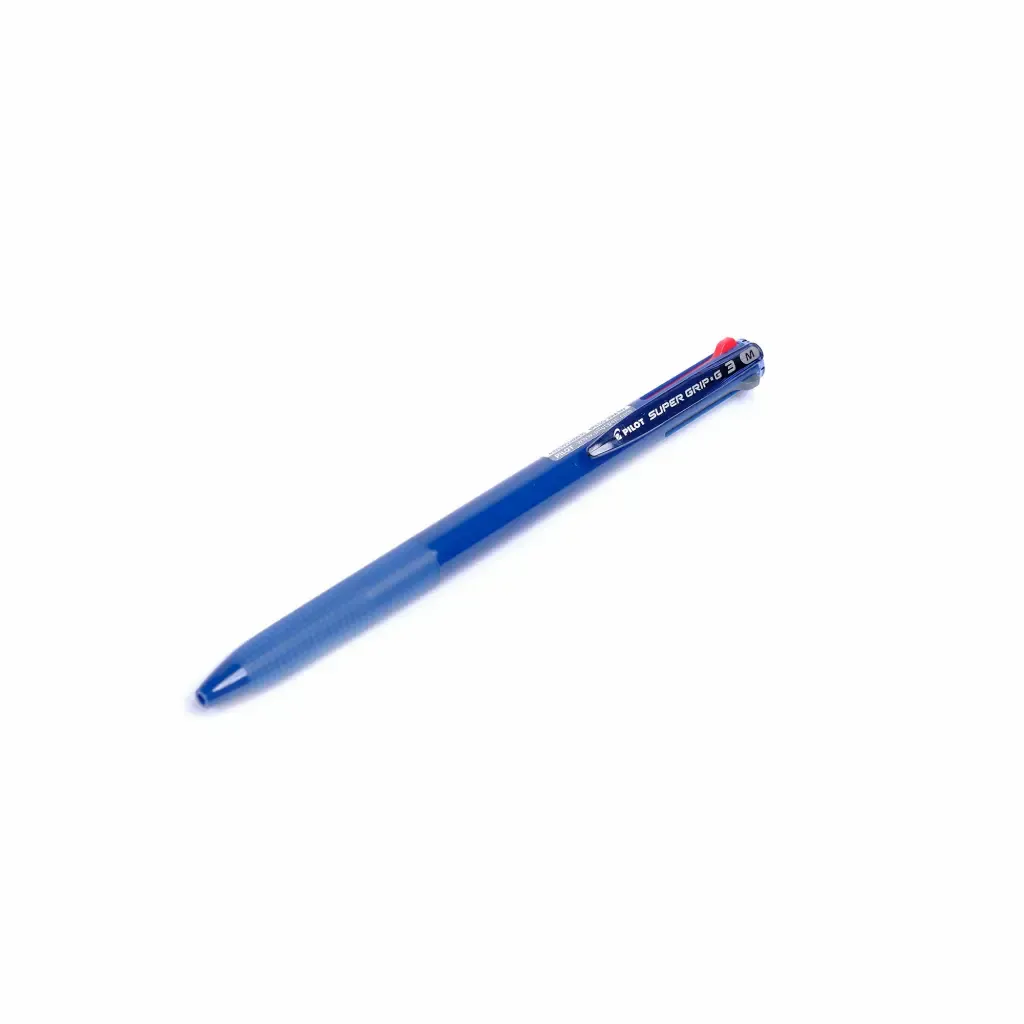 Boligrafo Azul Supergrip 3-Colores Pilot 1.0Mm