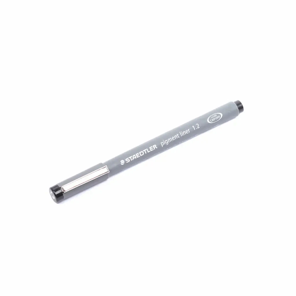 Marcador Pigment Negro Punta Extrafina Staedtler 1.2Mm 