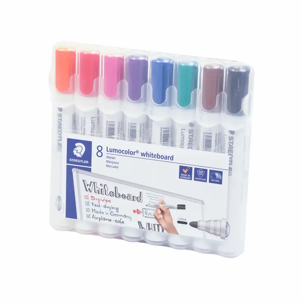 Marcador Lumocolor 8-Colores Punta Bala Staedtler 2.0Mm