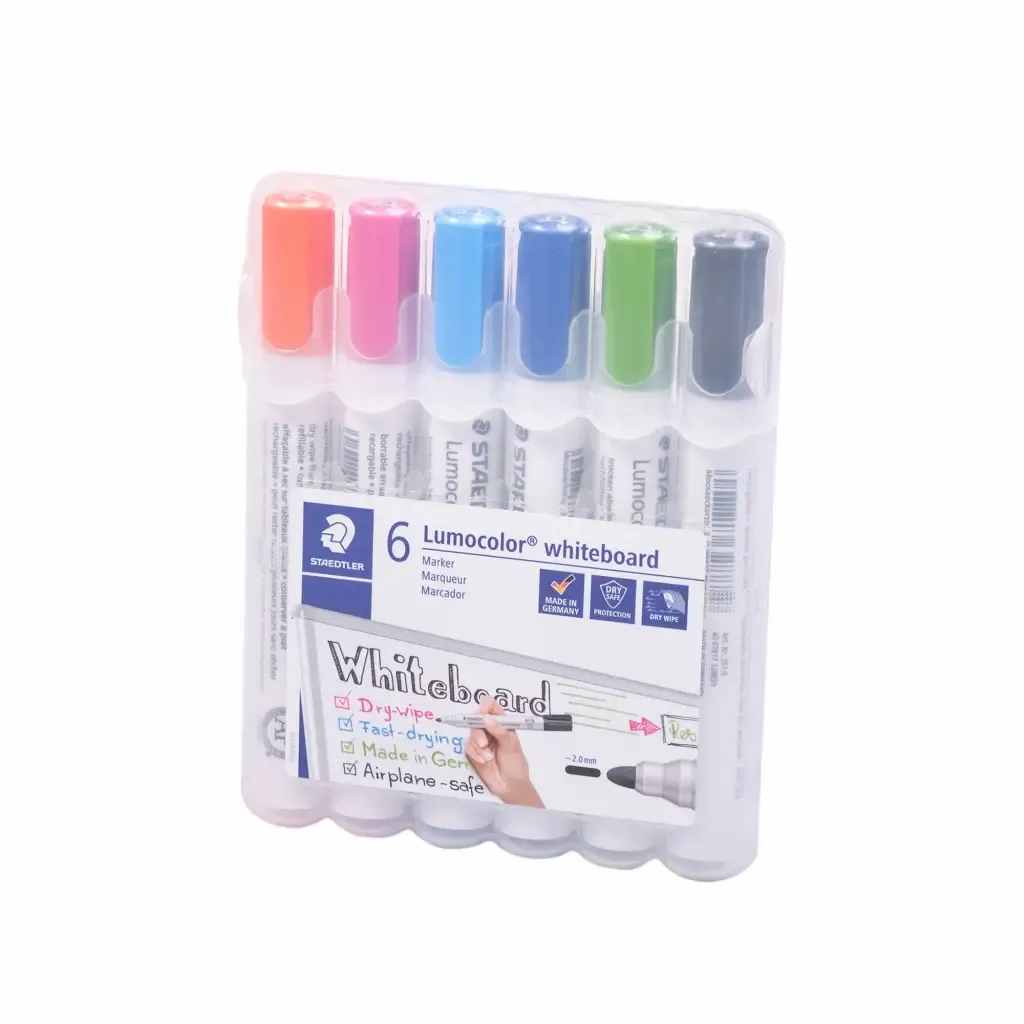 Marcador Lumocolor 6-Colores Punta Bala Staedtler 2.0Mm