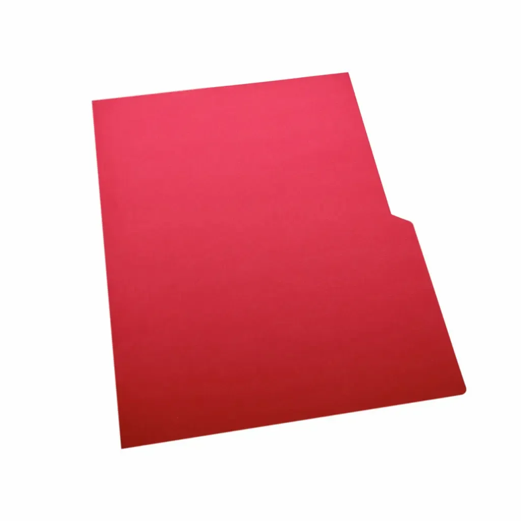 Folder Rojo Tamaño Carta 5-Piezas