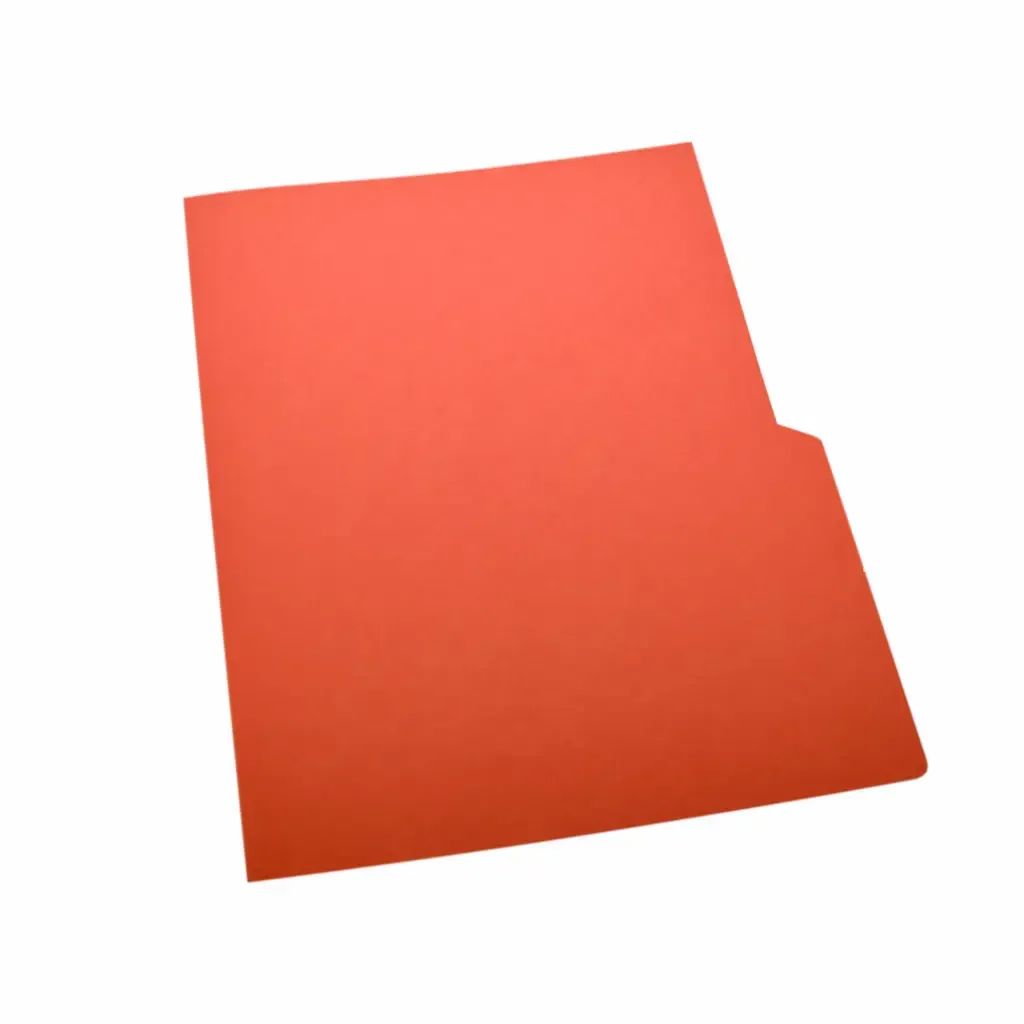 Folder Anaranjado Tamaño Carta 5-Piezas