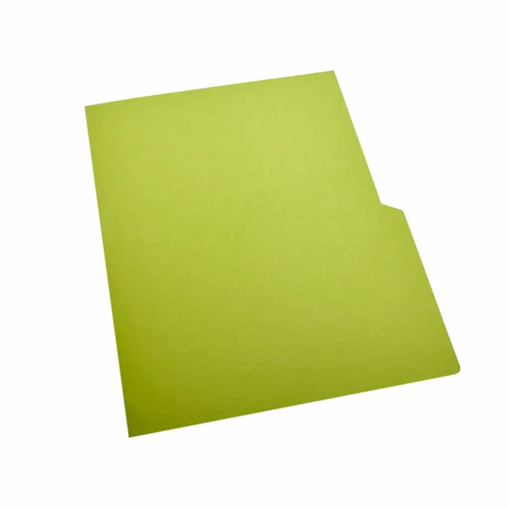 Folder Verde Limón Tamaño Carta 5-Piezas