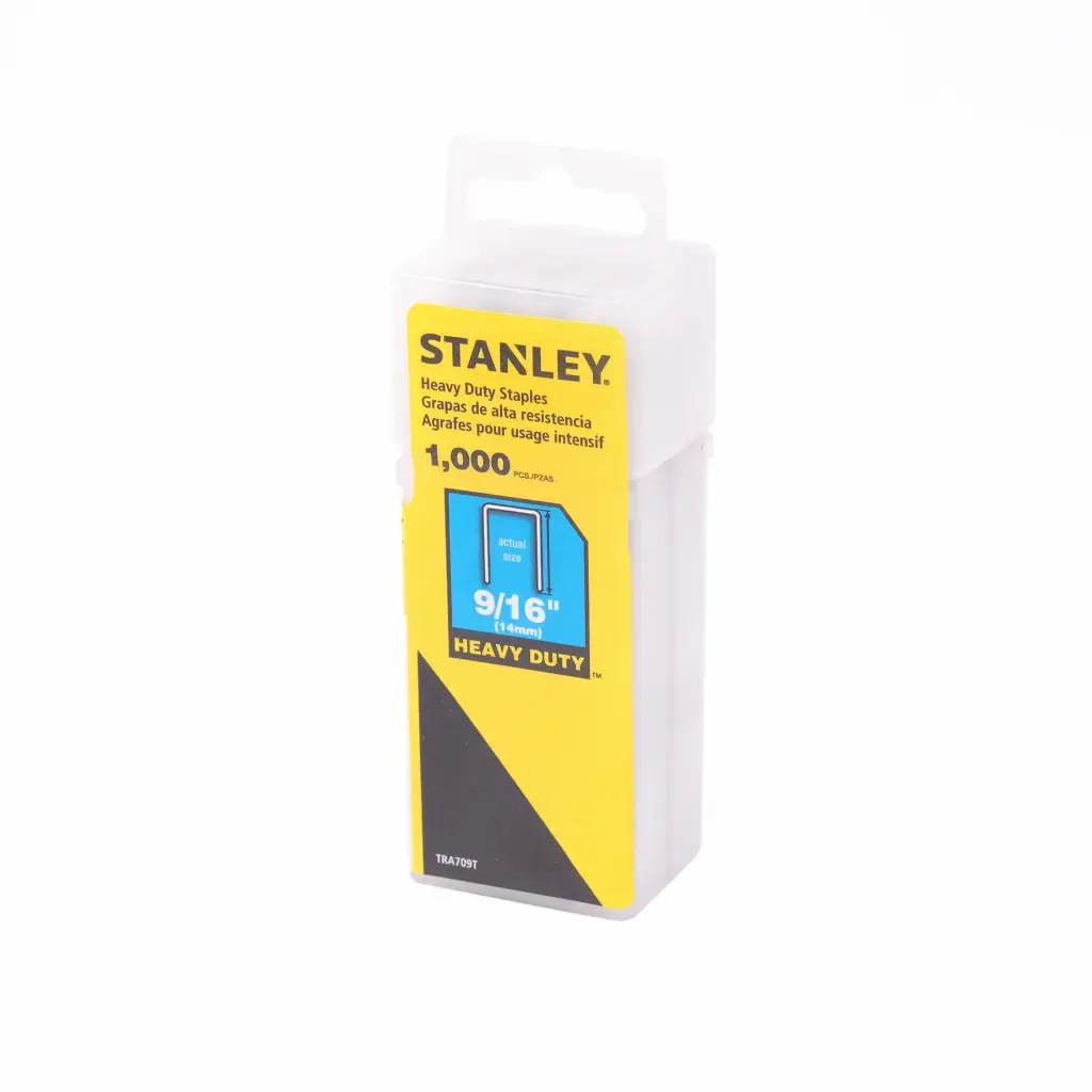 Grapas Galvanizada Heavy Duty Stanley 9/16Plg 1000-Piezas