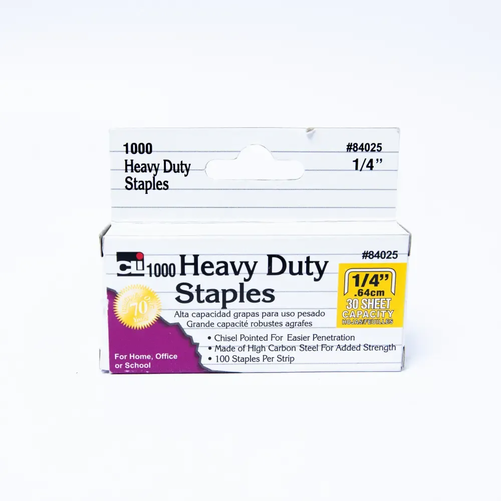 Grapas Heavy Duty-Staples Cli 1/4Plg 1000-Piezas