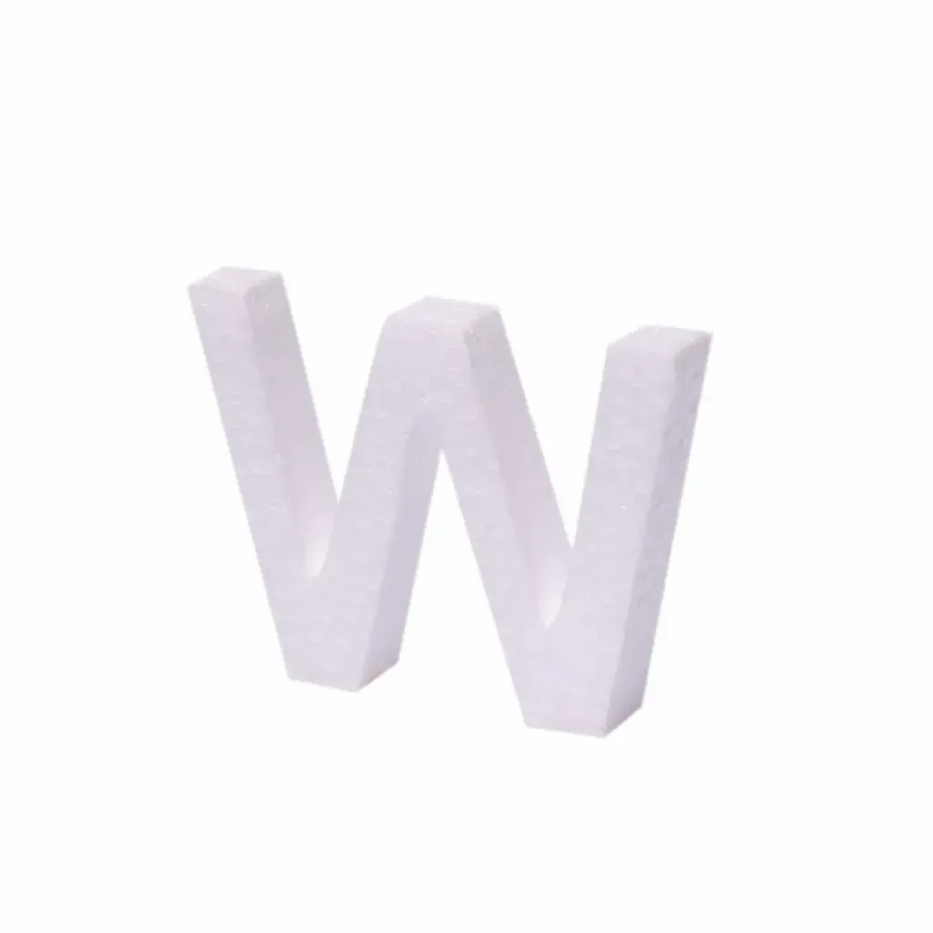 Letra Durapor "W" 2.1/2-Plg 