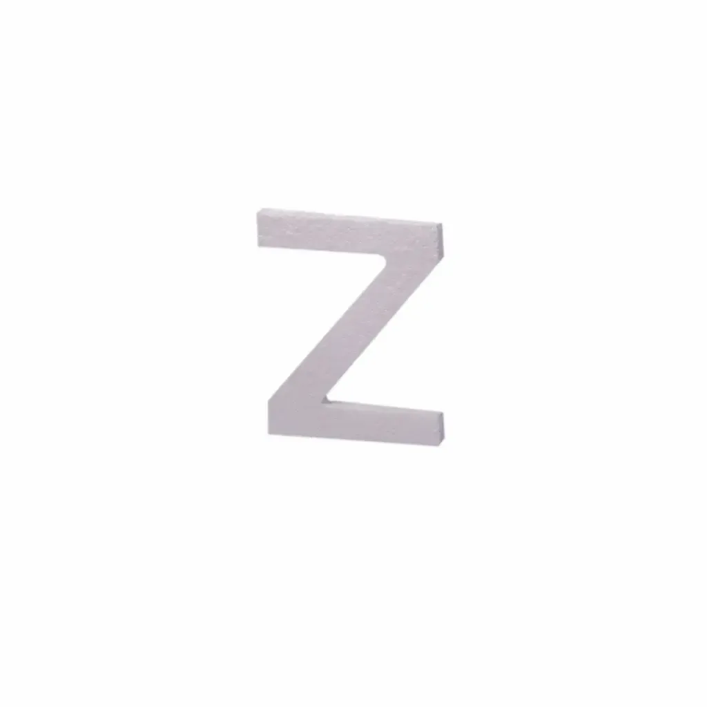 Letra Durapor "Z" 6-Plg 