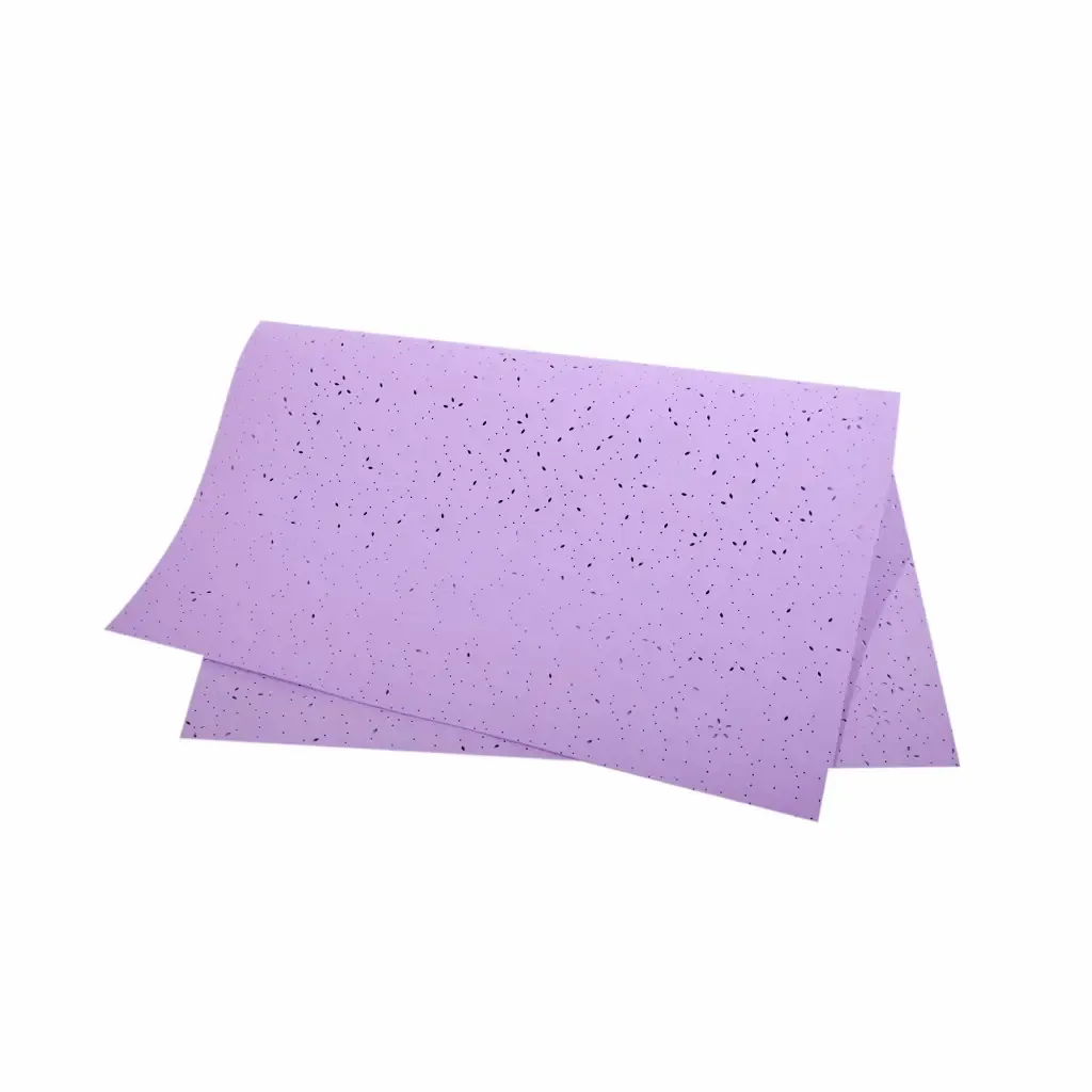 Foamy Lila Perforado De Flores Pliego 50X70Cm