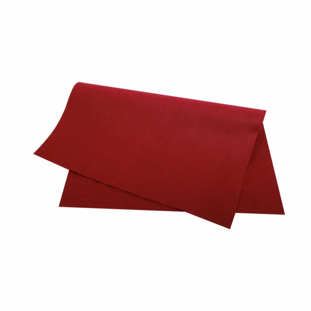 Fieltro Rojo Oscuro 50X70Cm 180Gsm