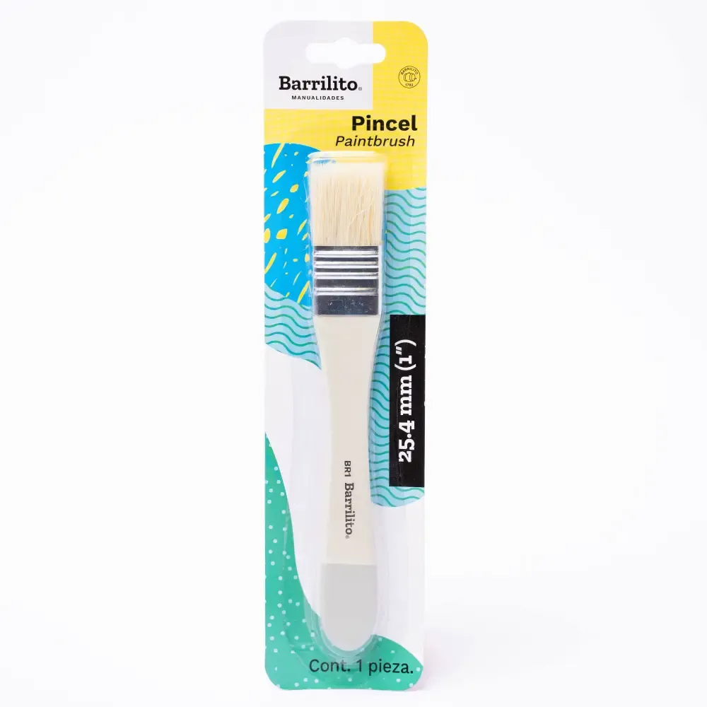 Pincel Ancho Barrilito 19Mm (1-Plg)