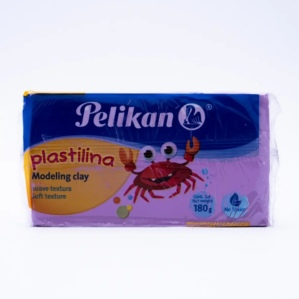Marqueta Plasticina Lavanda Pelikan 180G.  