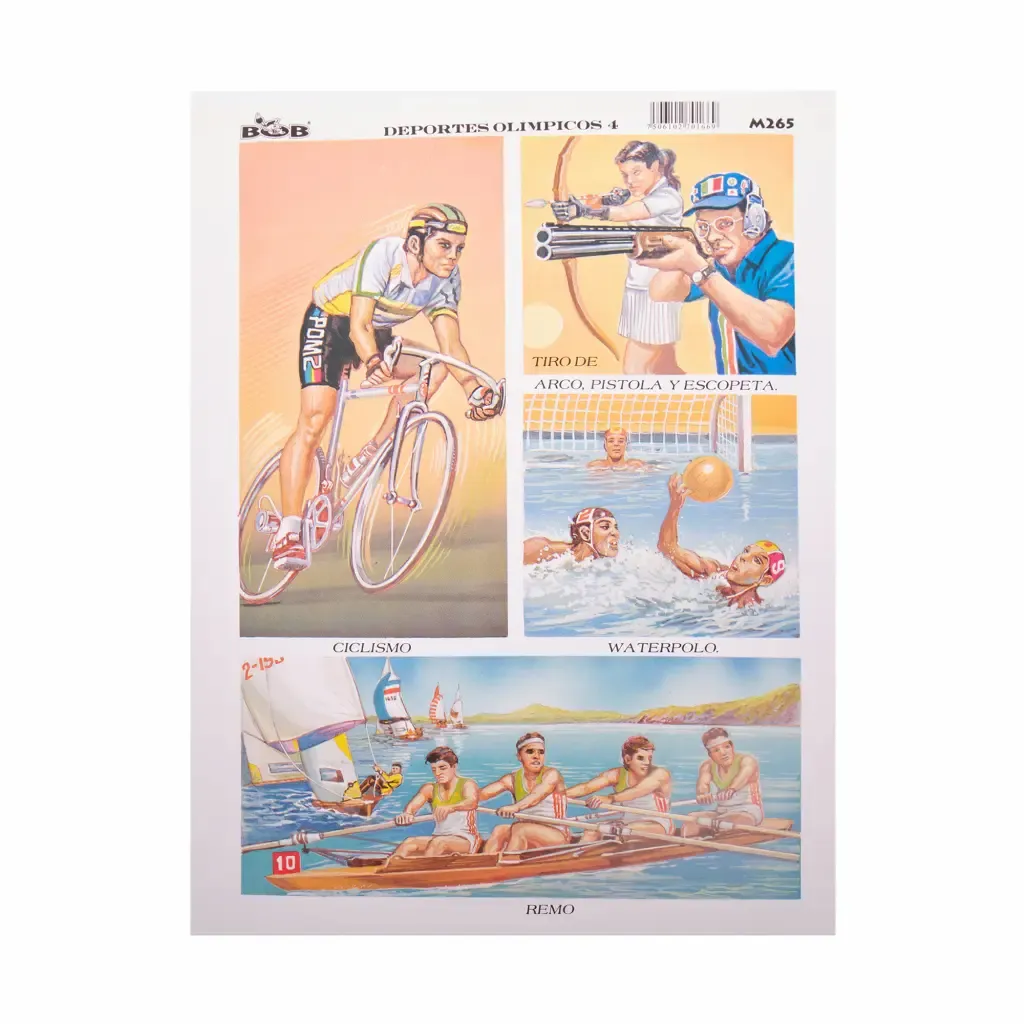 Lamina Educativa Deportes Olimpicos No.4 Bob