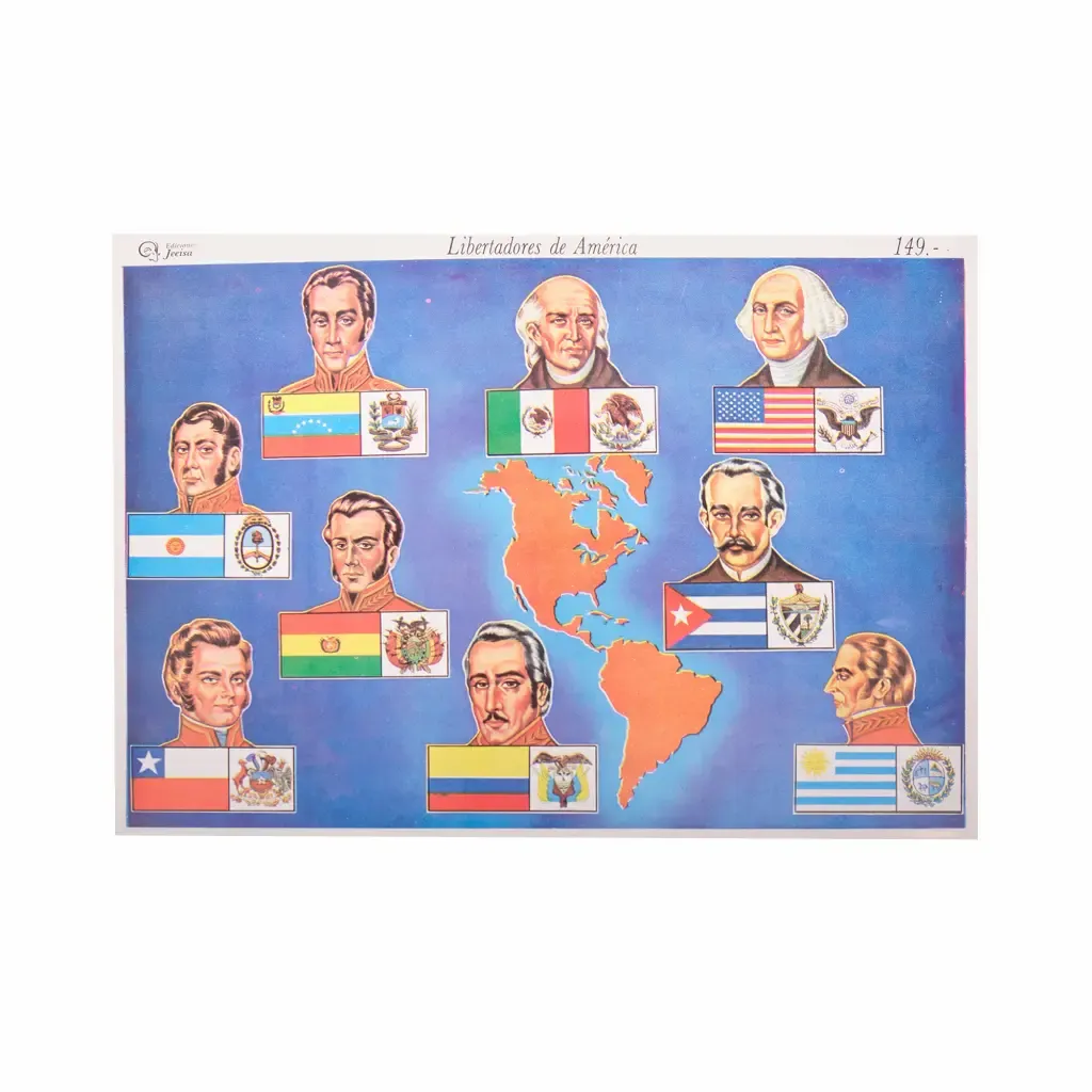 Lamina Educativa Libertad De America Ediciones Seeisa
