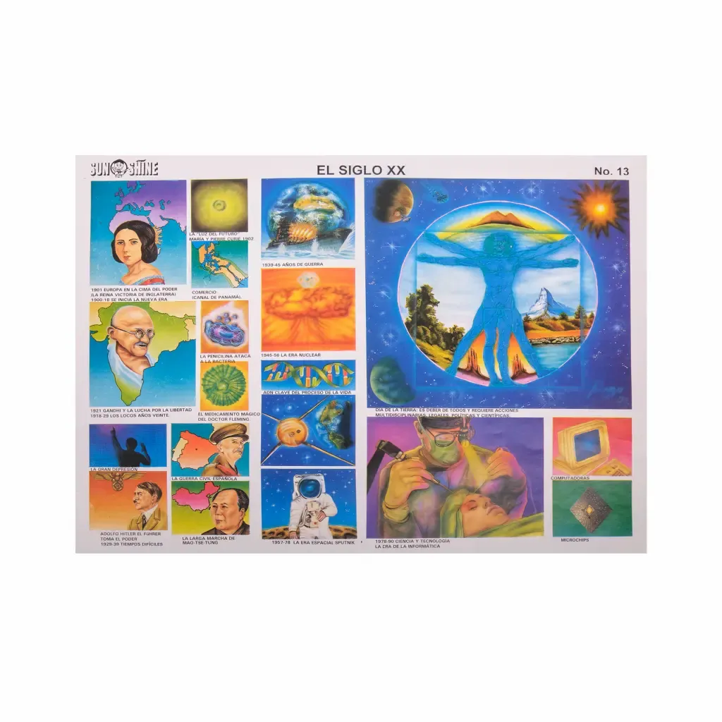 Lamina Educativa El Siglo Xx Sun-Shine