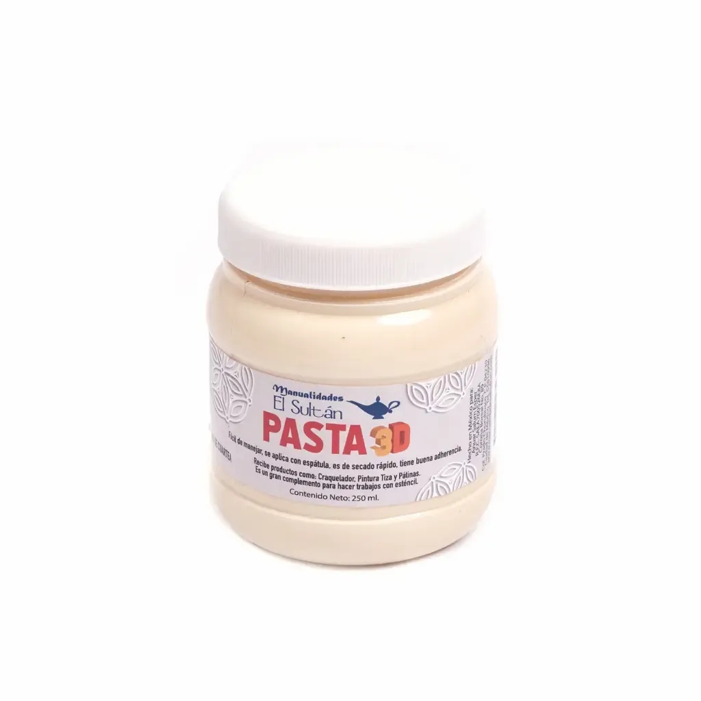 Pasta Para Modelar 3D El Sultan 250Ml