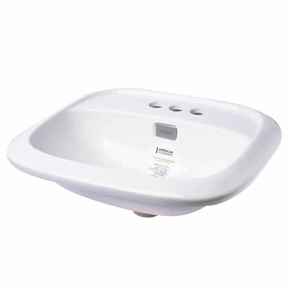 Lavabo Olympus O2 Blanco Empotrable Sin Accesorios American Standard