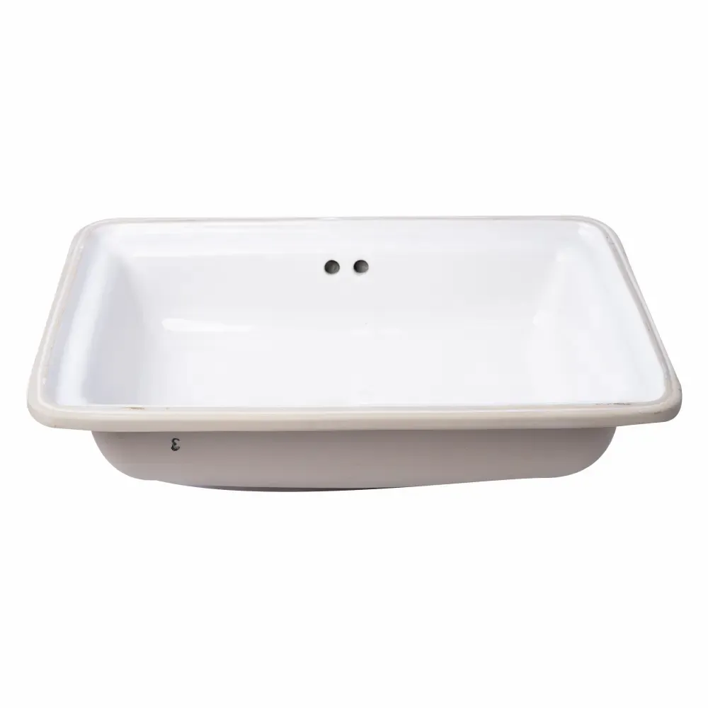 Lavabo Provence Blanco Empotrable Sin Accesorios American Standard