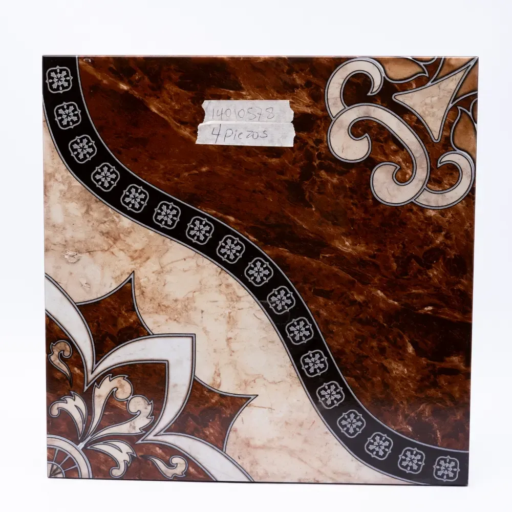 Caja Azulejo Alabama Marron-A Hispacensa 33.4X33.4Cm 12-Piezas 1.33Mts