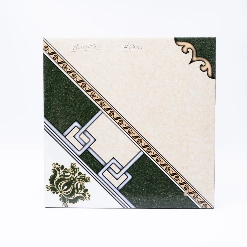 Caja Azulejo Argelia Verde-A Hispacensa 33.4X33.4Cm 12-Piezas 1.33Mts