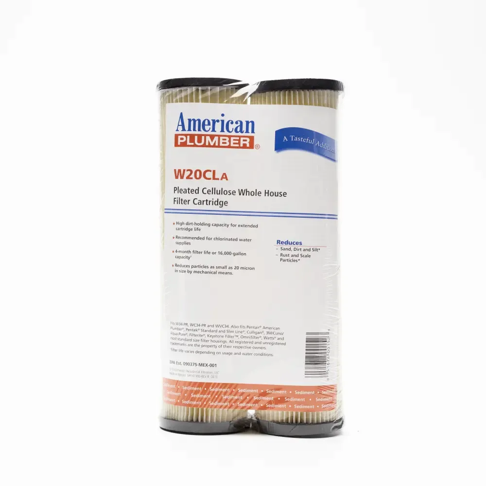 Cartucho Filtro Blanco Para Agua American Plumber 2-Piezas