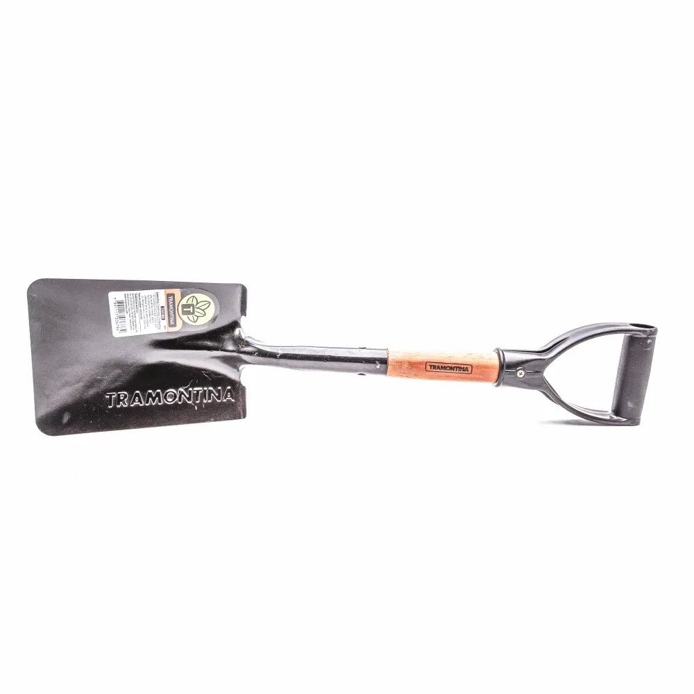 Pala Mango Corto Cuadrada Pequeña Tramotina 45Cm