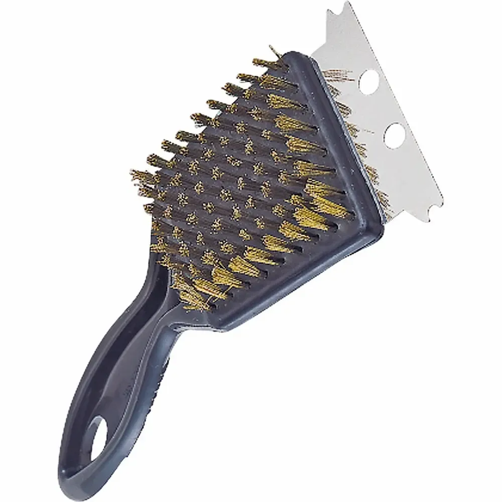 Cepillo Mango Plastico Con Raspador Para Barbacoa Omaha
