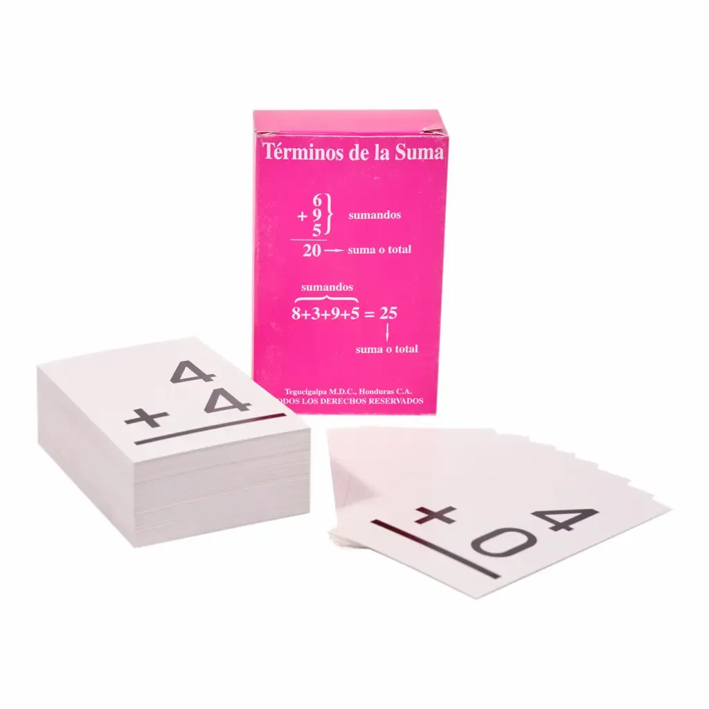 Tarjetas De Sumar Catrachitos 100-Piezas