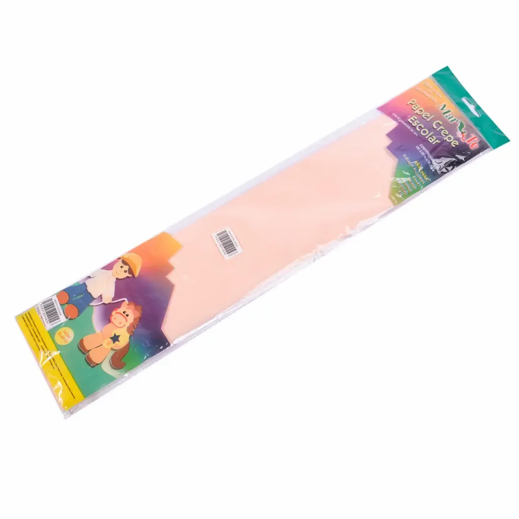 Papel Crepe Durazno 45% Estiramiento Mar-Te 50X200Cm