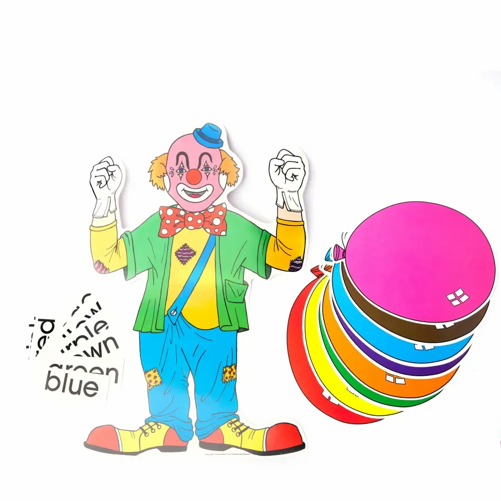Juego De Payasito Ingles 8-Colores Catrachito