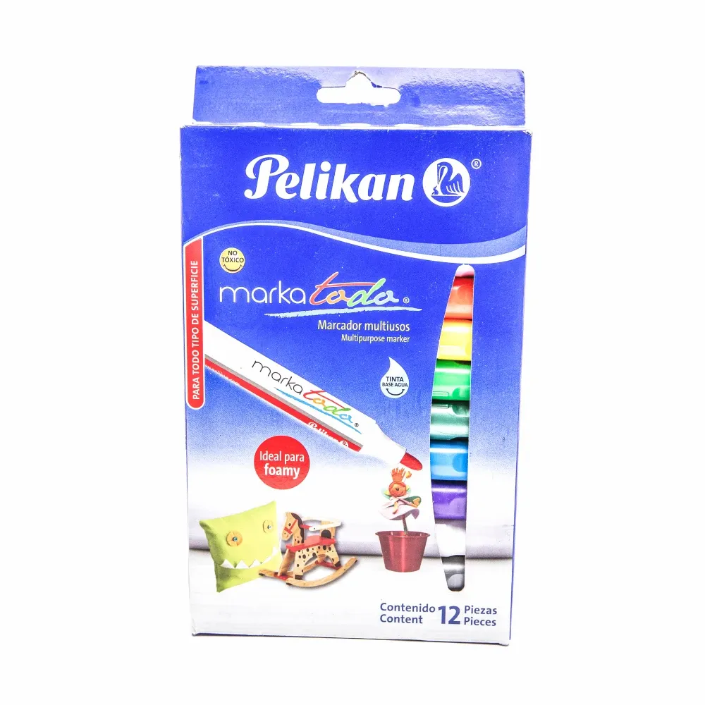 Juego de Marcadores Markatodo (Jueg.12Pzas)Pelikan