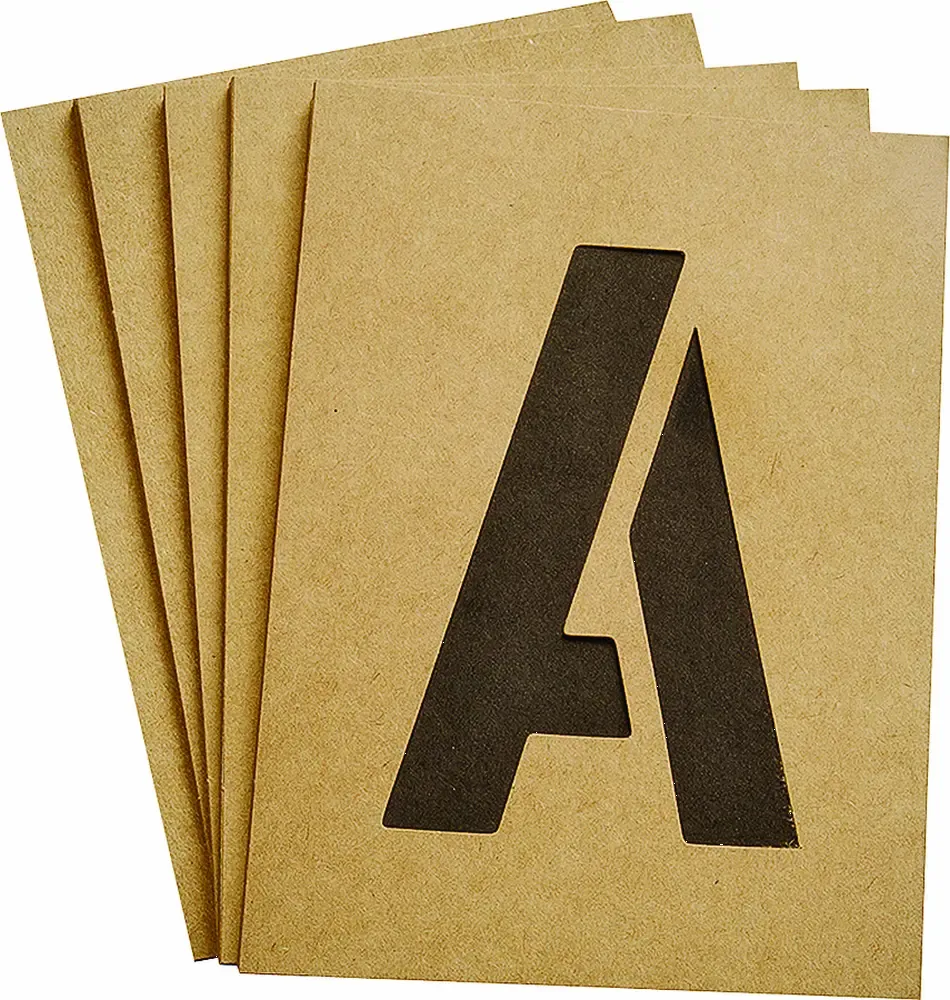 Plantilla De Letra Y Numeros Reutilizable Hy-Ko 4-Plg