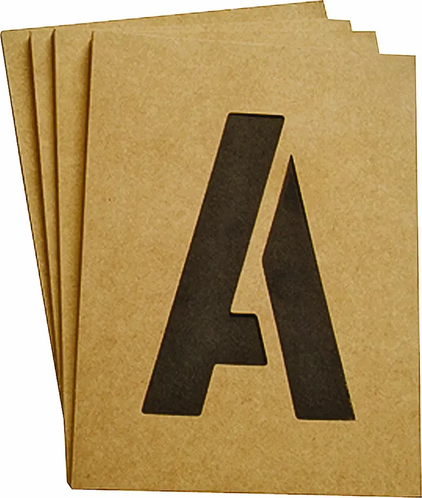 Plantilla De Letra Y Numeros Reutilizable Hy-Ko 2-Plg