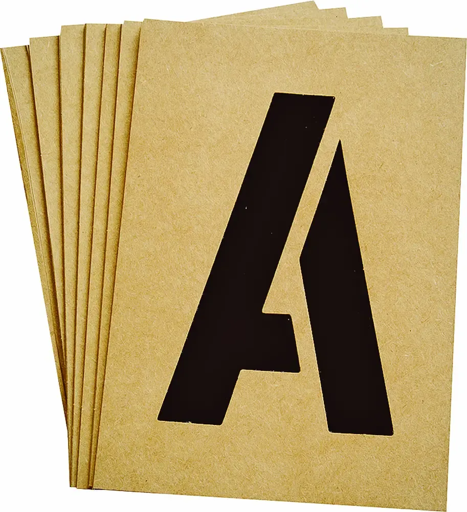 Plantilla De Letra Y Numeros Reutilizable Hy-Ko 5-Plg