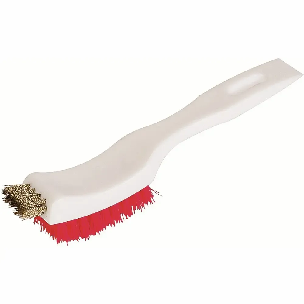 Cepillo Plastico Blanco 3-En-1 Con Mango Dqb