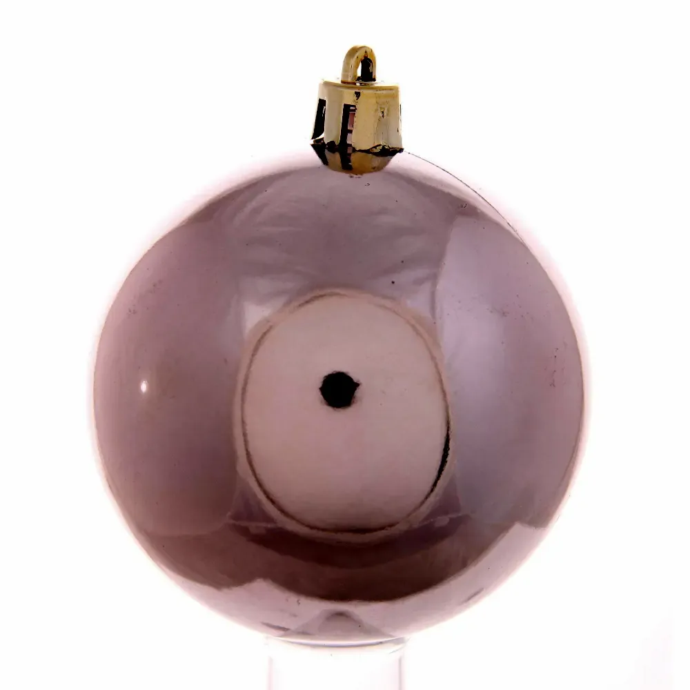 Adorno Navideño Bola 10Pzs 80Mm Decor Rosado