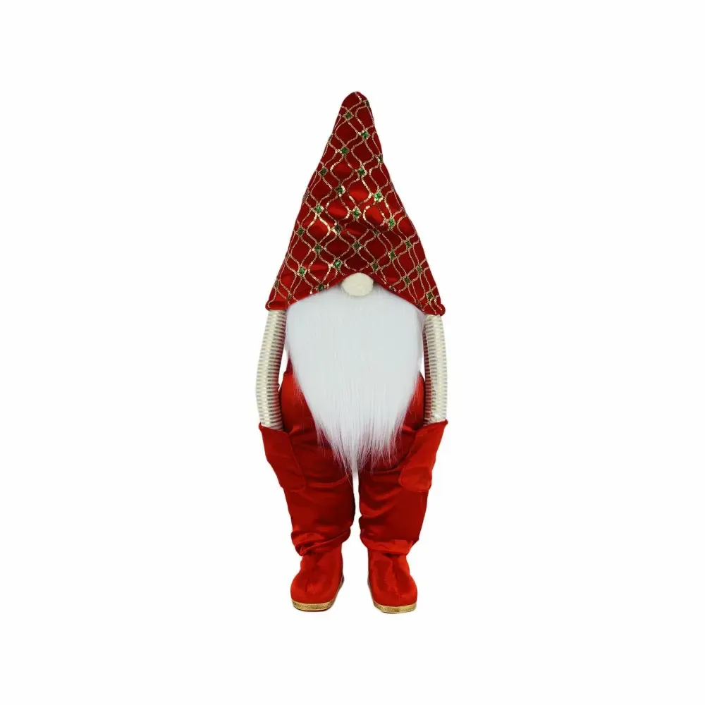 Adorno Navidad Nomo 71Cm Rojo Dorado